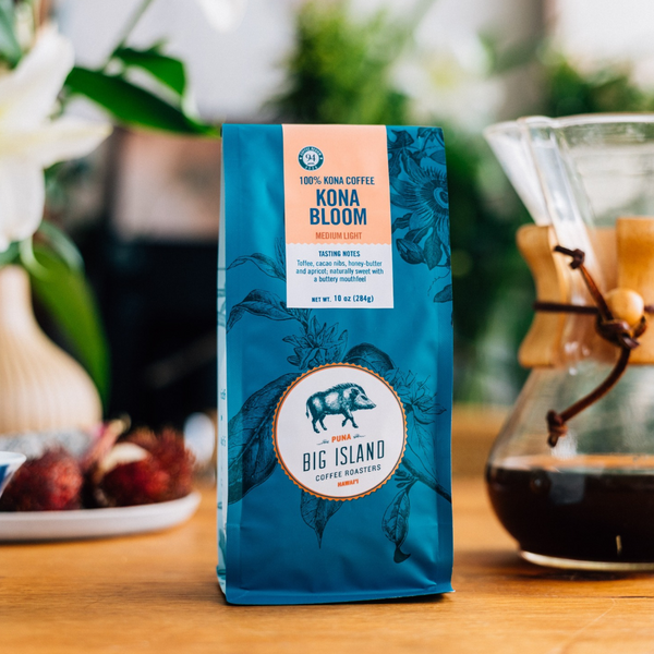 100% Kona Coffee | Kona Bloom, Medium-Light - 94 Points - Big
