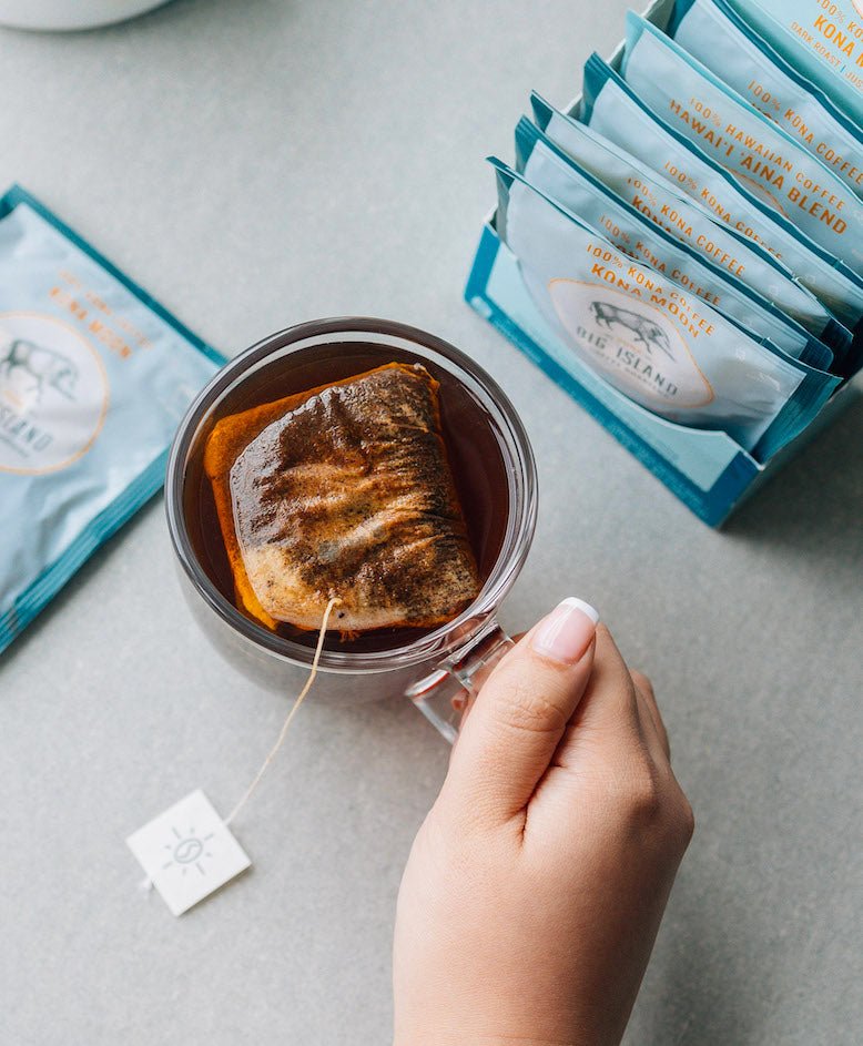 Instant single serve coffee packets