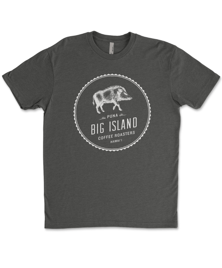 Big Island Coffee Roasters Apparel & Goods The Explorer - Front Only The Explorer T-Shirt | Big Island Coffee Roasters Swag