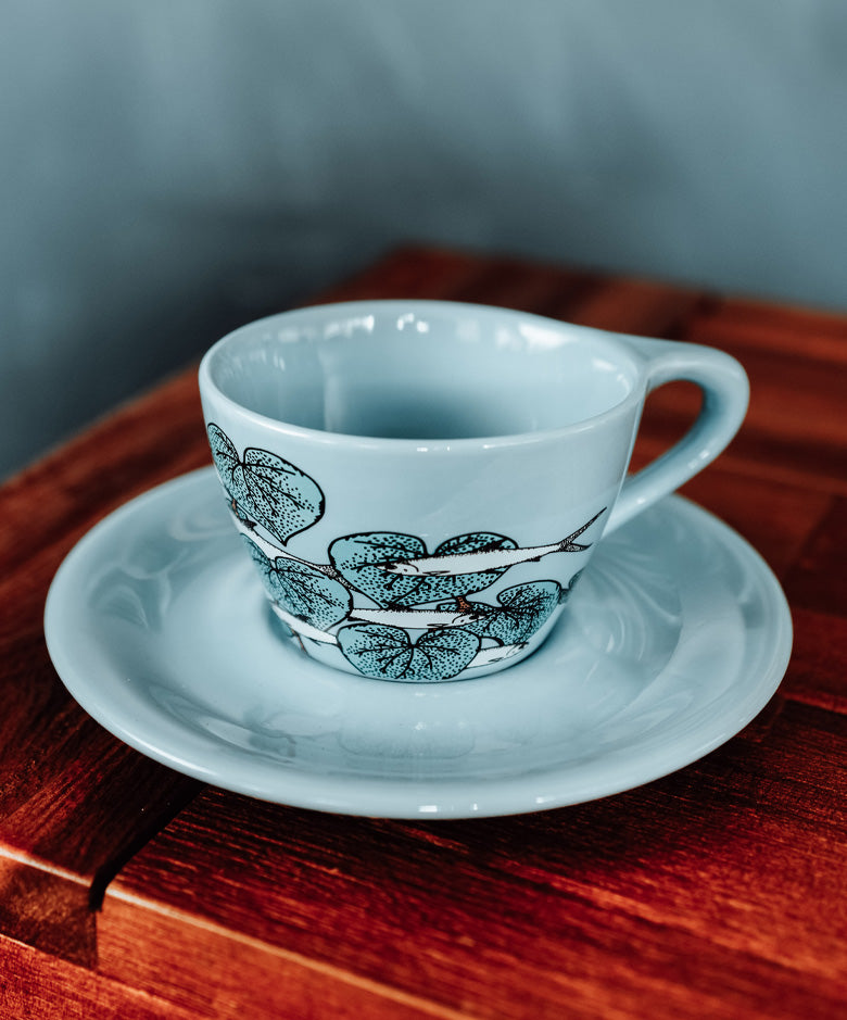 'Awa & Awa Cappuccino Cup & Saucer