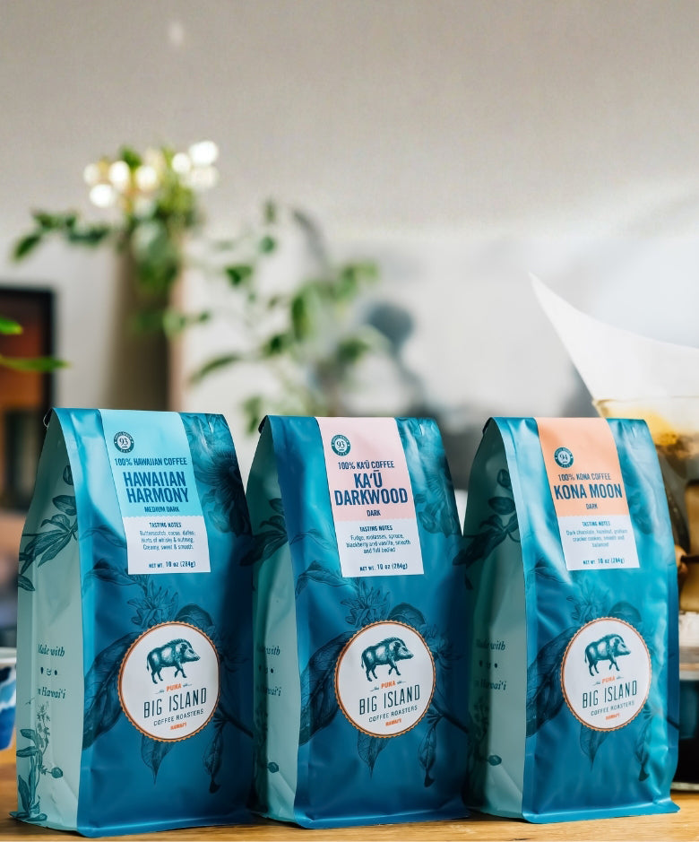 Dark Roast Kona Coffee from Hawaii