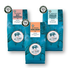 100% Hawaiian Dark Roast Whole Bean Coffee Collection - Big Island