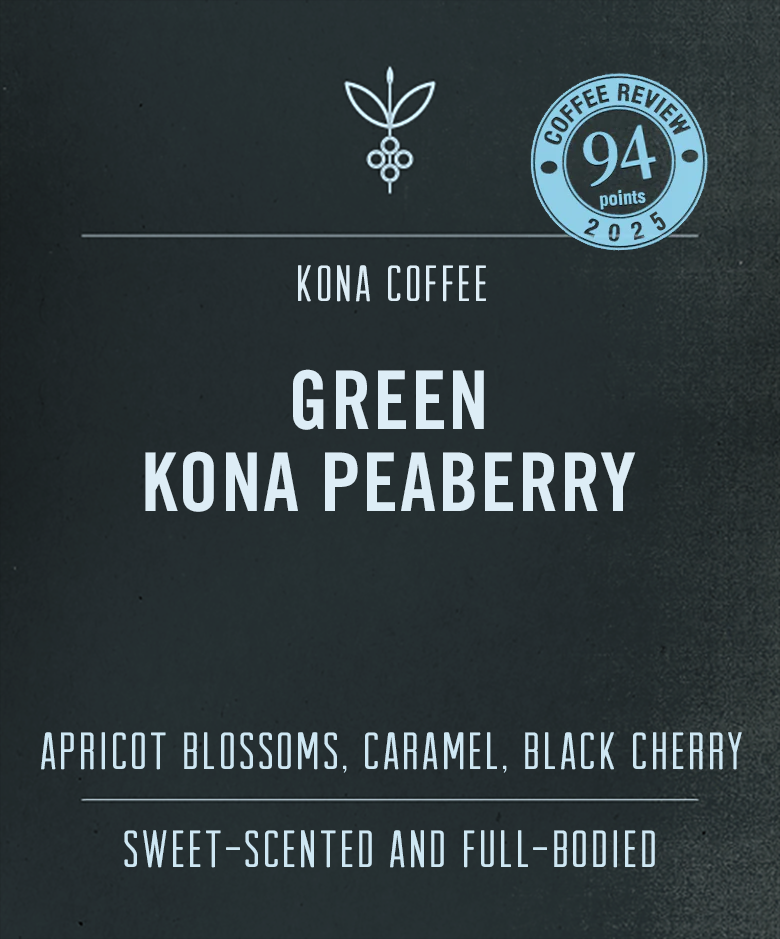 Unroasted Peaberry Green Coffee Beans