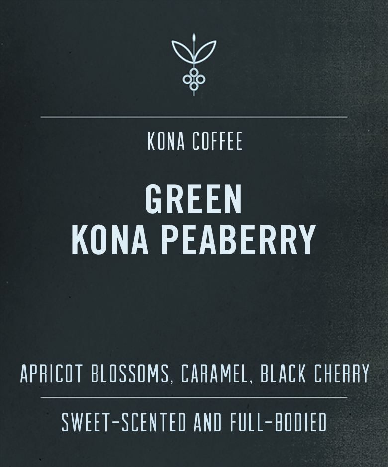 Unroasted Peaberry Green Coffee Beans