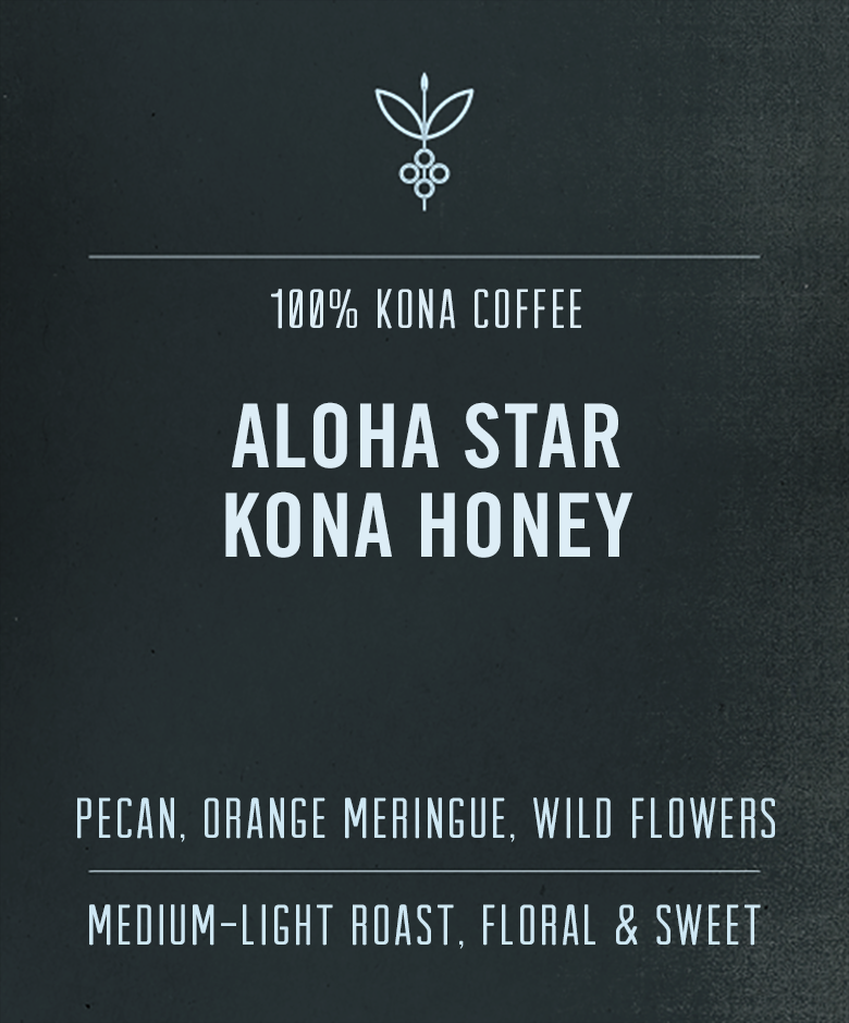 Aloha Star Kona Honey Coffee