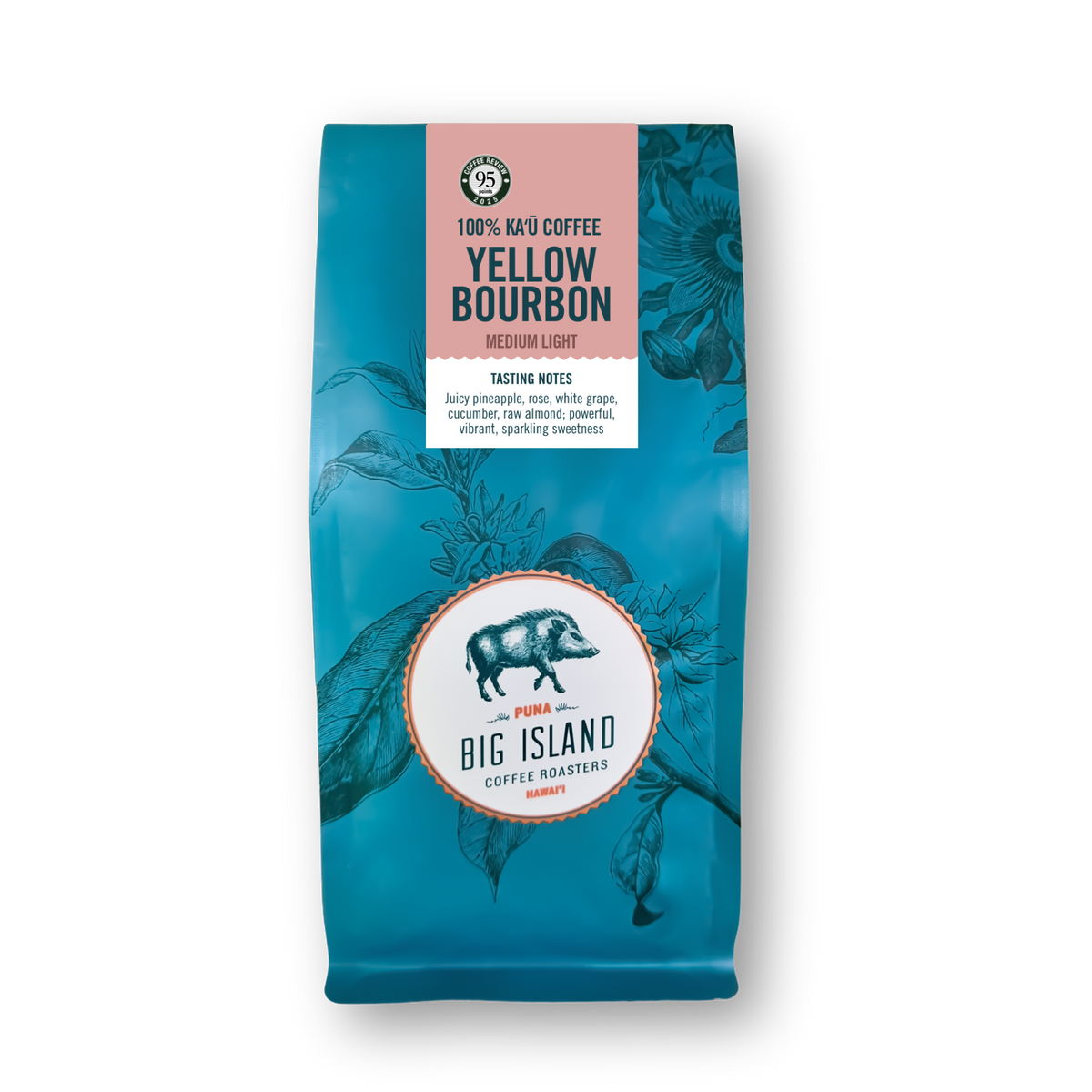 Yellow Bourbon Whole Bean Coffee Medium Light Roast