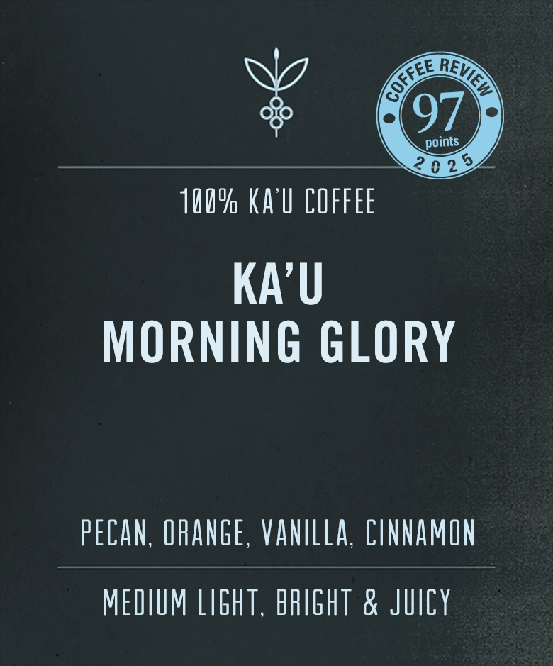 Morning Glory light roast Hawaiian Ka&#39;u Coffee