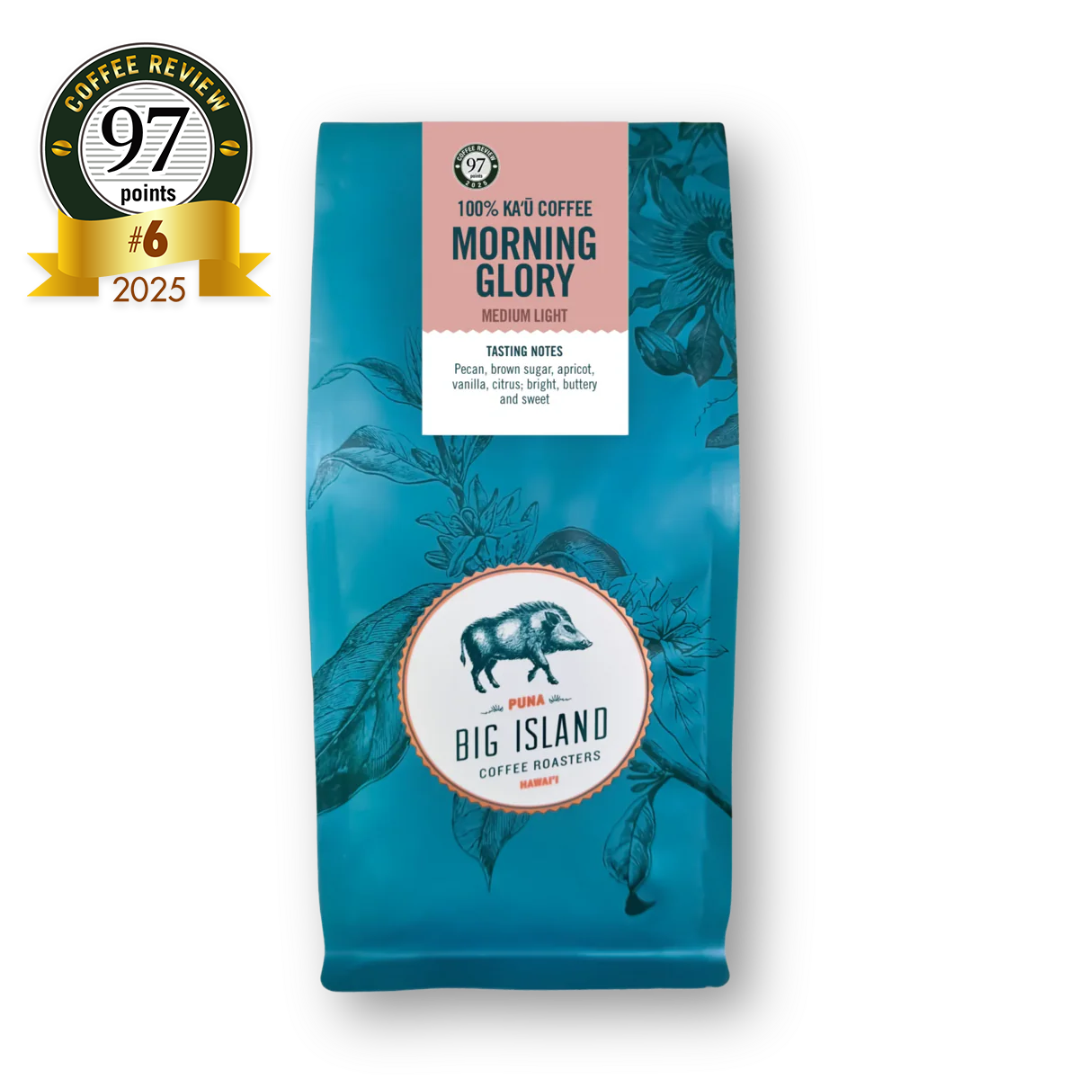 100% Ka'u Light Roast Coffee Beans