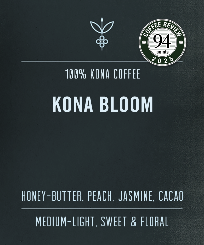 Medium Roast Kona Hawaiian Coffee Floral