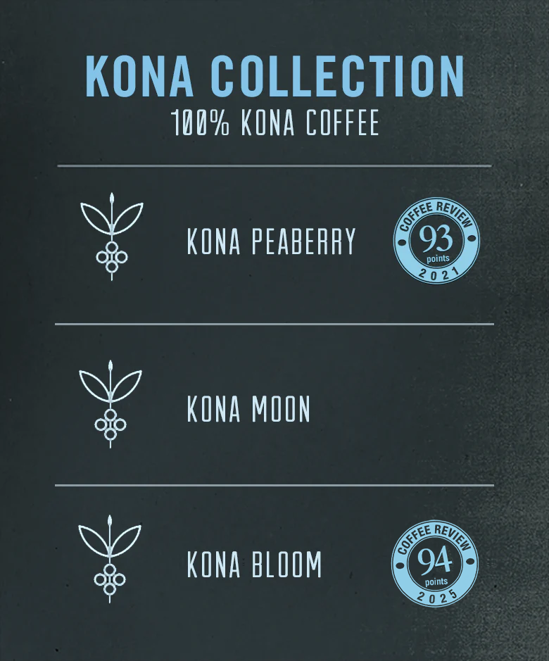 Big Island Coffee Roasters Hawaiian Coffee Kona Coffee Collection Label