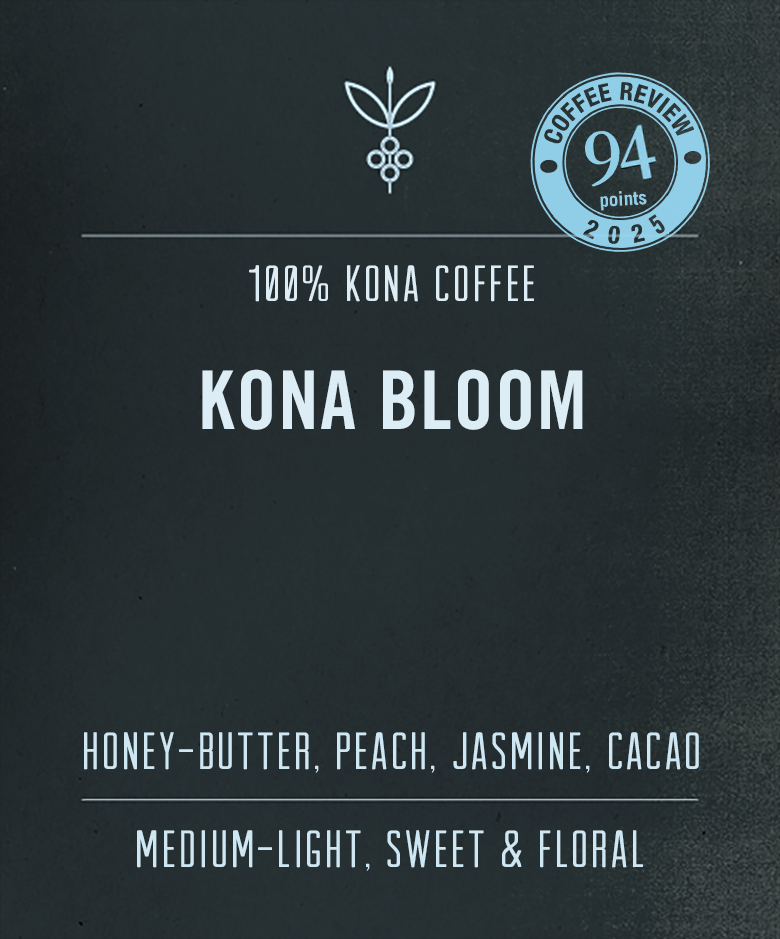 Medium Roast Kona Hawaiian Coffee Floral
