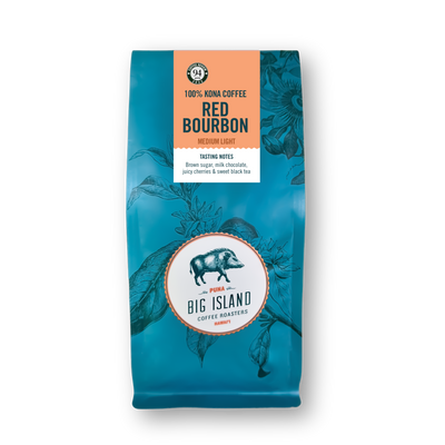 Medium light Red bourbon coffee 100%