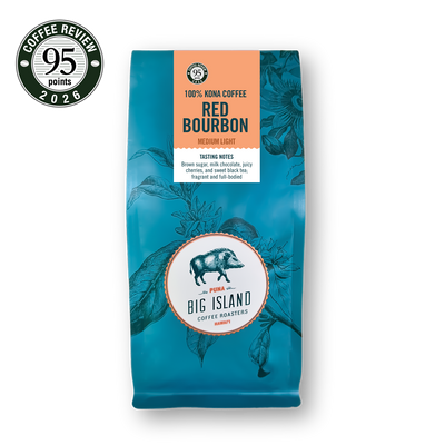 Medium light Red bourbon coffee 100%