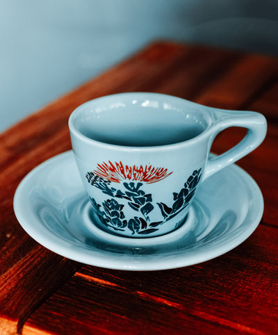 Ōhiʻa Espresso Demitasse & Saucer