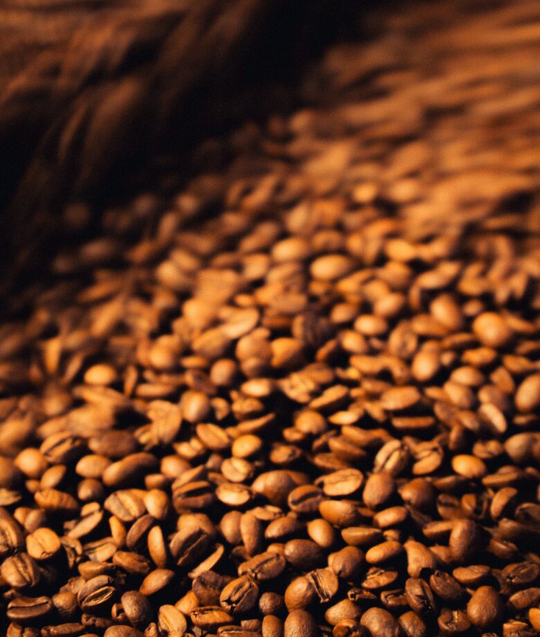 Roasted coffee beans