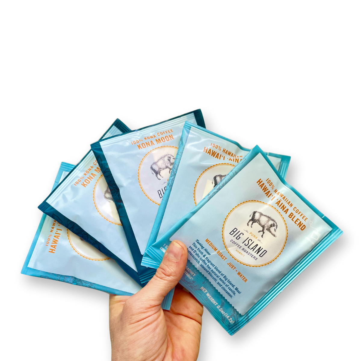 Single Serve Instant Kona & Hawaiian Coffee Packets