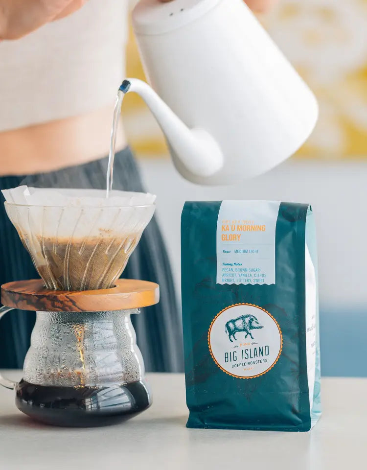 Pour Over - Hawaiian Coffee •