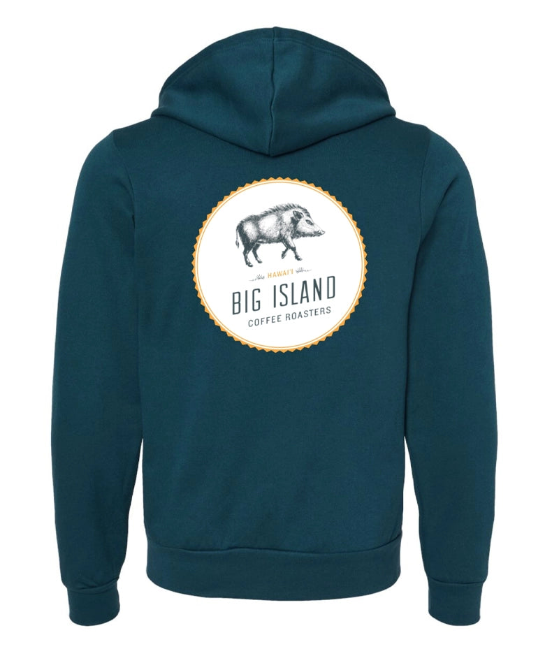 Big Island Coffee Lovers Zip Hoodie