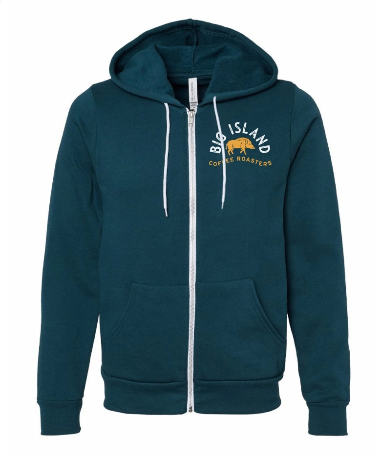 Big Island Coffee Lovers Zip Hoodie