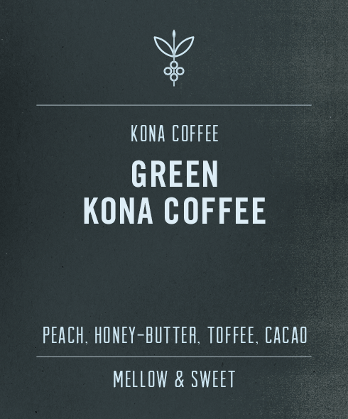 Big Island Coffee Roasters Green Hawaiian Coffee 100% Kona Coffee Green Bean - 2 LB