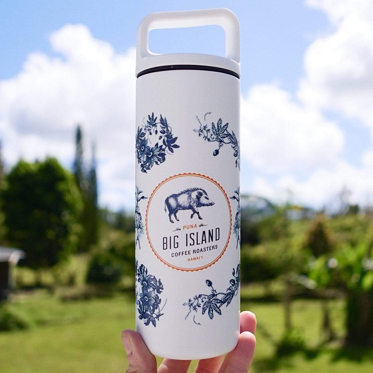 Big Island Coffee Roasters Swag Big Island Coffee Traveler - 16 oz Big Island Coffee Travel Bottle | Miir 16oz Bottle | New Collection