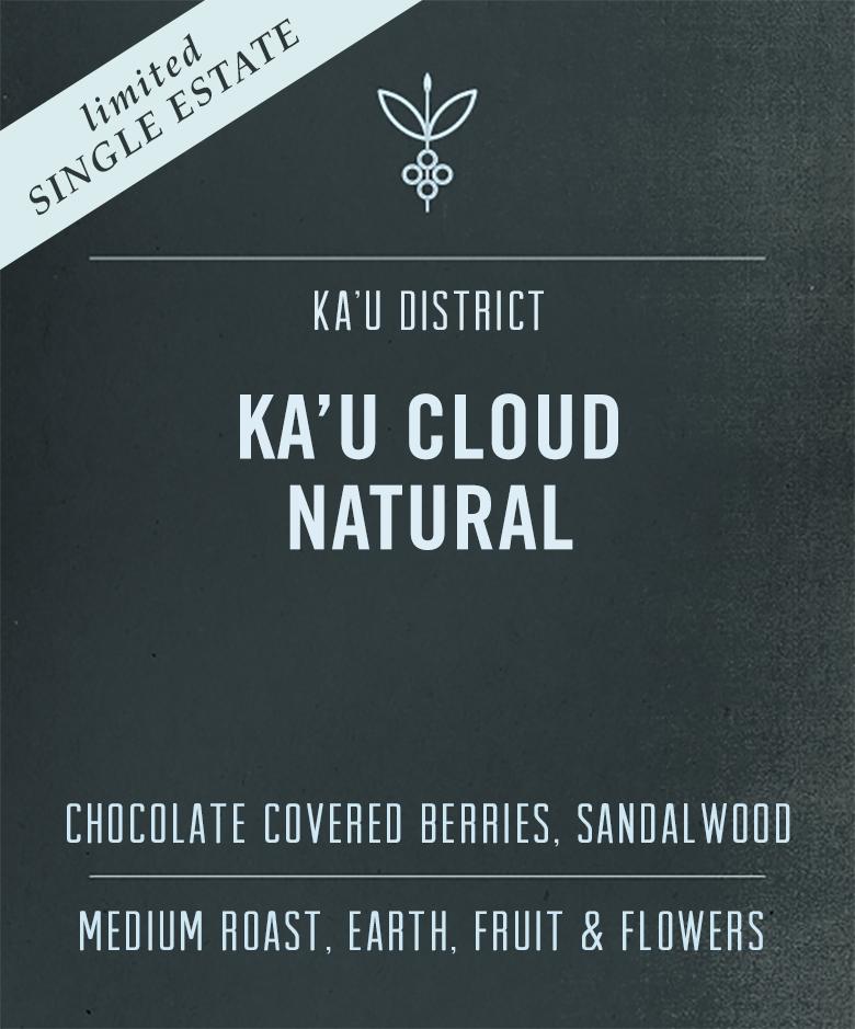 Big Island Coffee Roasters Hawaiian Coffee 10 oz / Whole Bean Ka'u Cloud Natural | 100% Kau Coffee Ka'u Cloud Natural | 100% Kau Coffee, Fruit Forward Natural Process