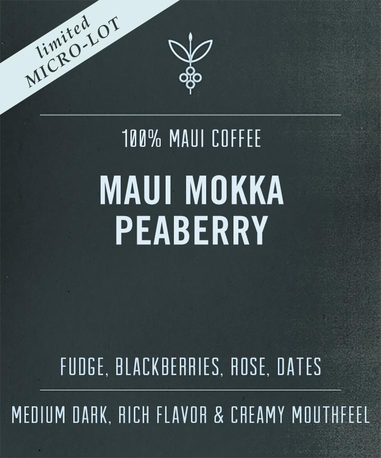 Big Island Coffee Roasters Hawaiian Coffee Maui Mokka Peaberry Maui Mokka Peaberry | Big Island Coffee Roasters